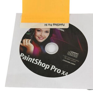 Paintshop Pro X4 Software Disc 2011